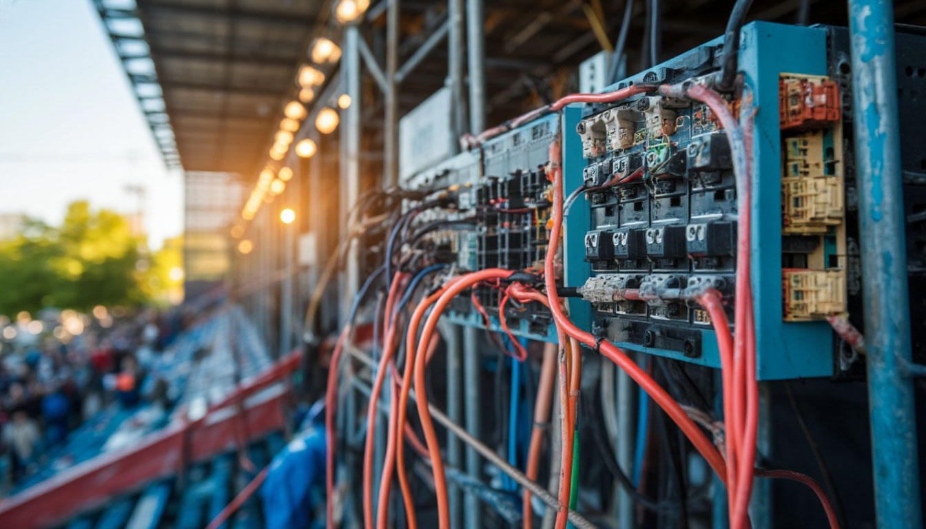 Безопасность на сцене: как избежать короткого замыкания и перегрузки сети